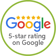 Google 5 star rating on Google